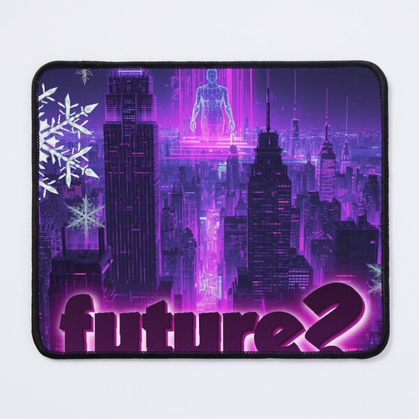 Item preview, futuristic neon cityscape designed and sold by tsintsinshop.