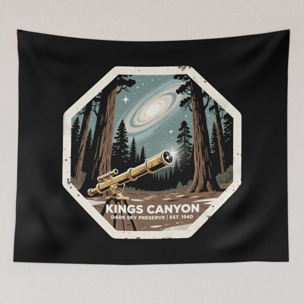 Item preview, Kings Canyon National Park Echo Ridge Forest Wall designed and sold by Simsimah26Parks.