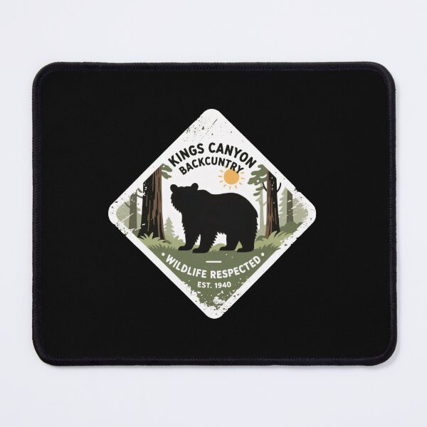 Item preview, Kings Canyon National Park Canyonrun Mountain Shadowline designed and sold by Simsimah26Parks.