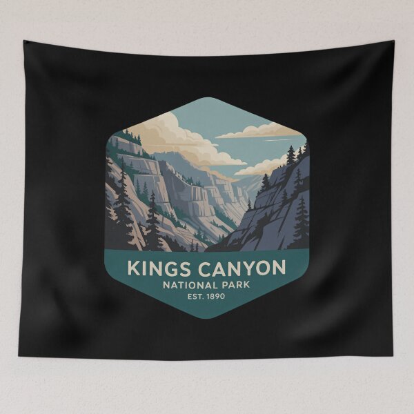 Item preview, Kings Canyon National Park Autumn Ridge Canyonline Flow designed and sold by Simsimah26Parks.
