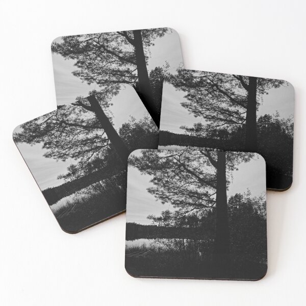 Item preview, The Pine and the lake. Parkkuu 2025 bw designed and sold by Jouko Lehto Photography.