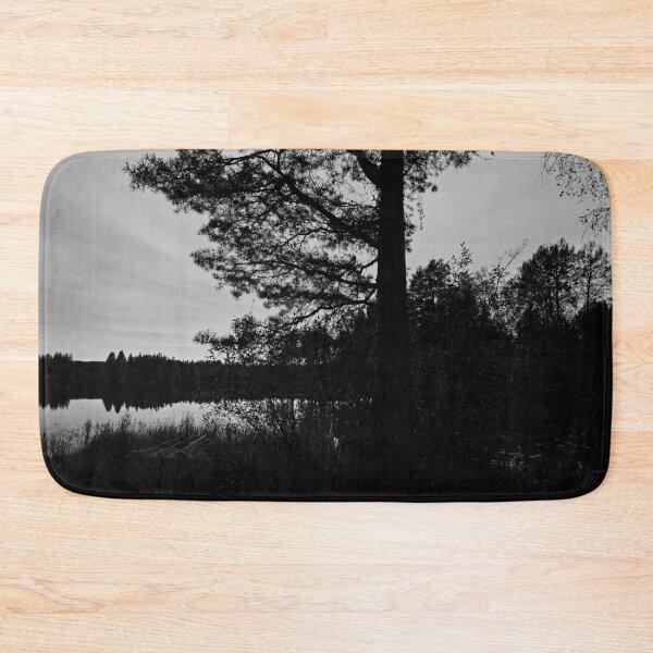 Item preview, The Pine and the lake. Parkkuu 2025 bw designed and sold by Jouko Lehto Photography.