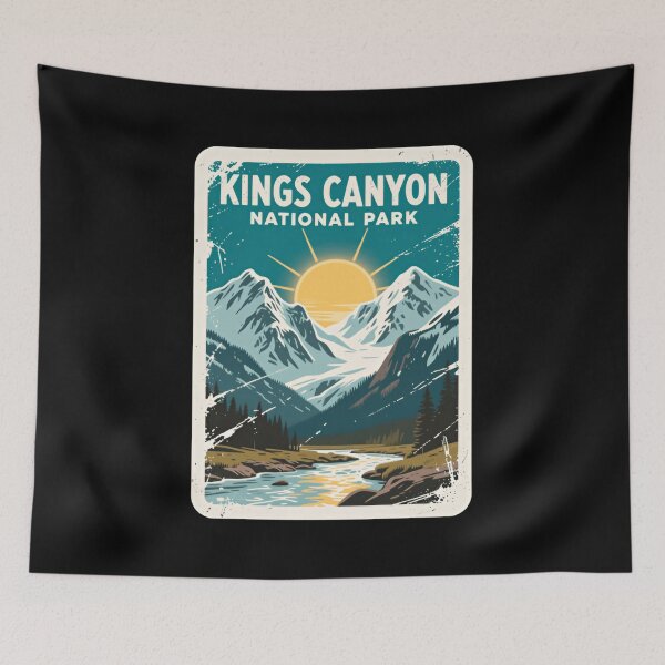 Item preview, Kings Canyon National Park Canyonspire Wild Rangecrest designed and sold by Simsimah26Parks.