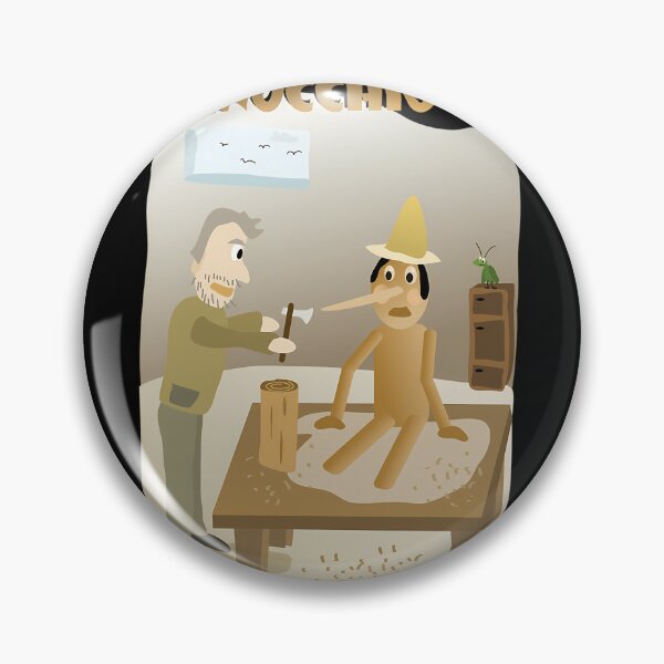 Item preview, Pinocchio And Geppetto designed and sold by Gredonmande.