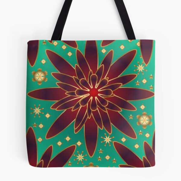 Item preview, Christmas Snowflake & Floral Pattern   designed and sold by HopeAndHustle.