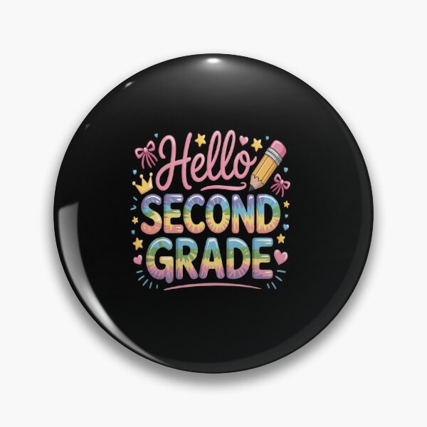 Item preview, Hello Second Grade Colorful Pencil Tie Dye Back to School designed and sold by KonopikaaArt.