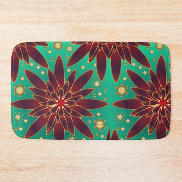 Item preview, Christmas Snowflake & Floral Pattern   designed and sold by HopeAndHustle.