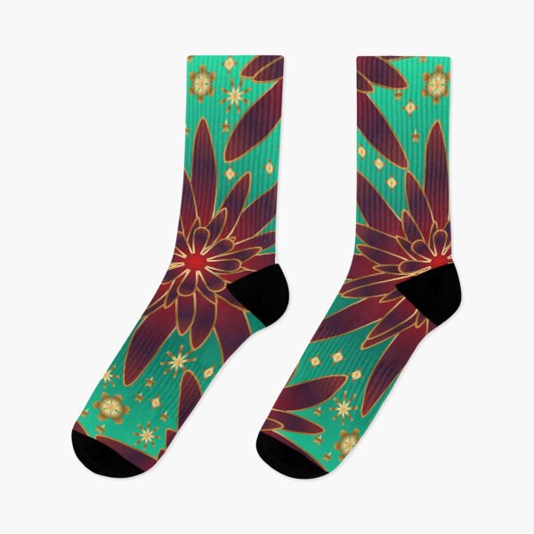 Item preview, Christmas Snowflake & Floral Pattern   designed and sold by HopeAndHustle.