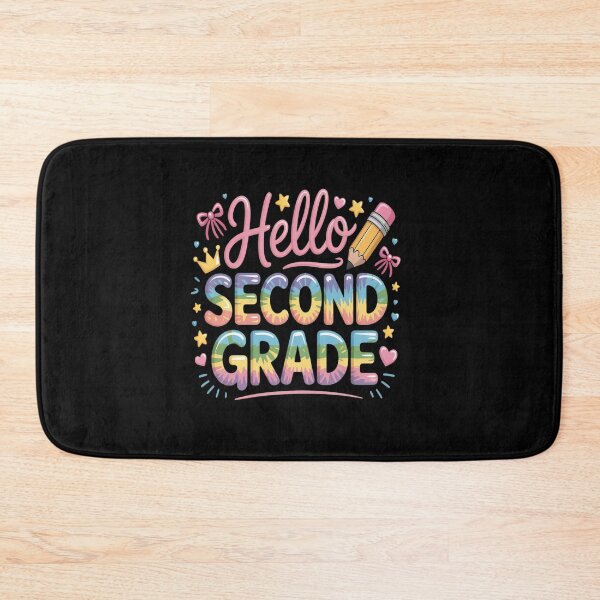 Item preview, Hello Second Grade Colorful Pencil Tie Dye Back to School designed and sold by KonopikaaArt.