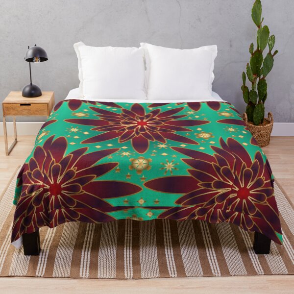 Item preview, Christmas Snowflake & Floral Pattern   designed and sold by HopeAndHustle.