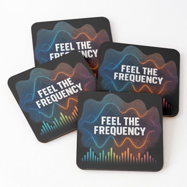 Item preview, Feel the Frequency - Glowing Audio Wave Design designed and sold by MKreative Studio.
