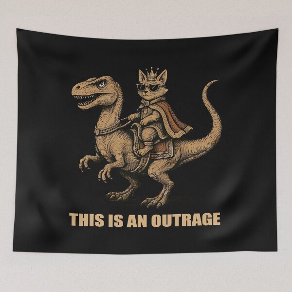 Item preview, Princess Donut Mongo Cat Riding Dinosaur Funny Dungeon Crawler Carl  designed and sold by LeoAnku.