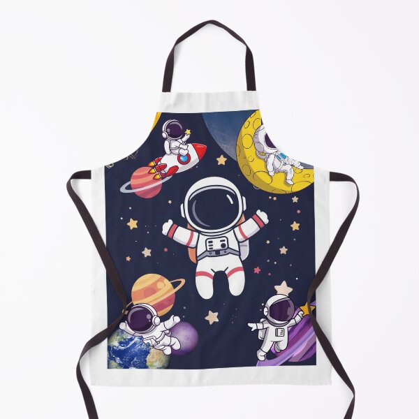 Item preview, cute astronaut floating in outer space designed and sold by tsintsinshop.