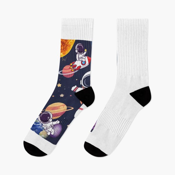 Item preview, cute astronaut floating in outer space designed and sold by tsintsinshop.