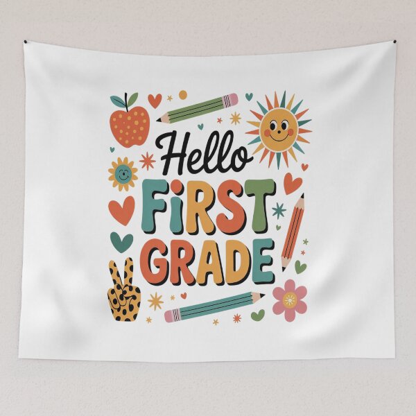 Item preview, Hello First Grade 1st Grade Team First Day of School designed and sold by KonopikaaArt.
