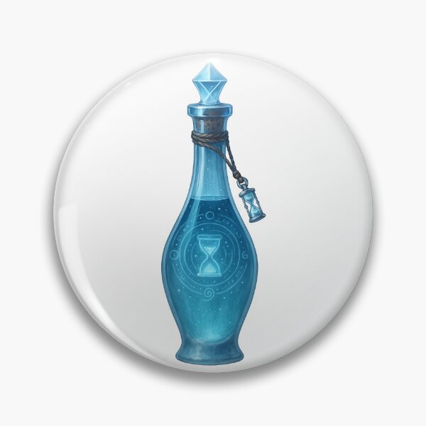 Item preview, Chrono Potion – Fantasy Hourglass Time Magic Bottle designed and sold by AlcheArtsStudio.