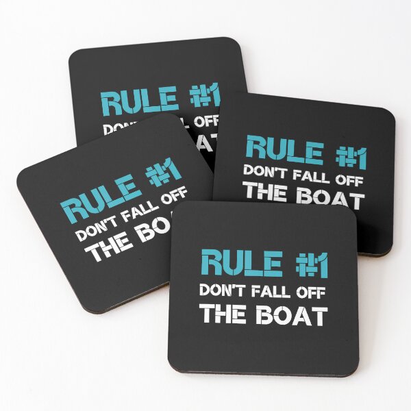 Item preview, Rule Number 1 Don't Fall Off The Boat designed and sold by DawnPatricia.