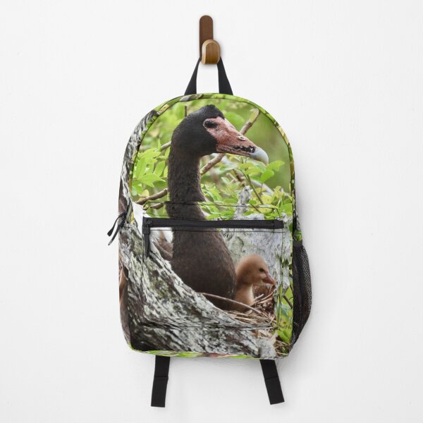 Item preview, Magpie goose with its young designed and sold by Mark Grimsley.