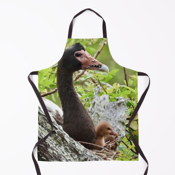 Item preview, Magpie goose with its young designed and sold by Mark Grimsley.