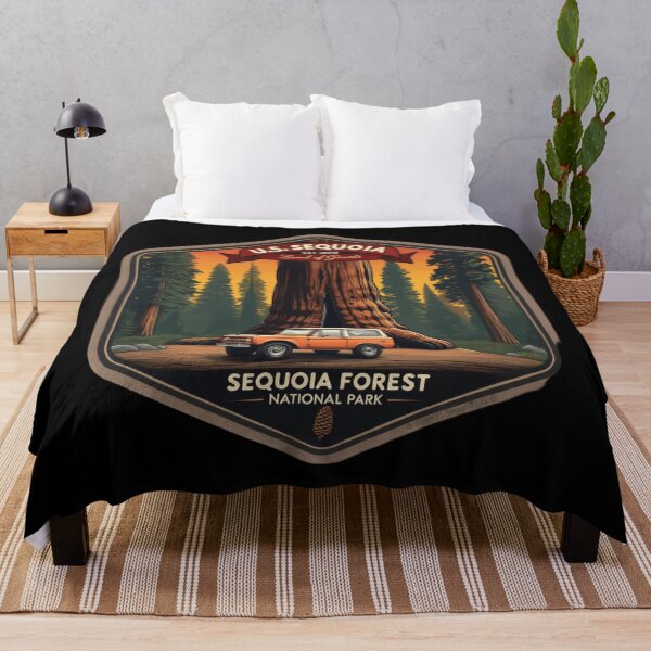 Item preview, Sequoia National Park sunrise granite forest valley designed and sold by Simsimah26Parks.