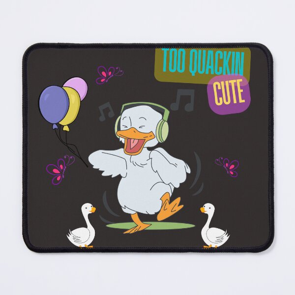 Item preview, Too Quackin’ Cute – Funny Dancing Duck Cartoon Design designed and sold by MUKUND FASHION DESIGN.