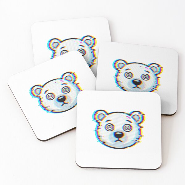 Artikelvorschau, Glitch Spiral Bear entworfen und verkauft von GenzShoppingHub.