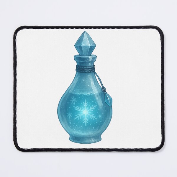 Item preview, Frostbite Elixir – Magical Ice Potion Bottle designed and sold by AlcheArtsStudio.