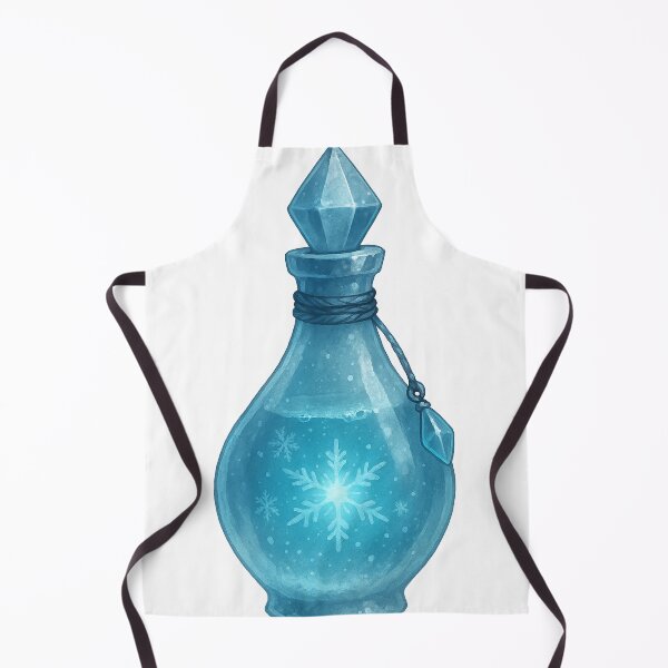 Item preview, Frostbite Elixir – Magical Ice Potion Bottle designed and sold by AlcheArtsStudio.