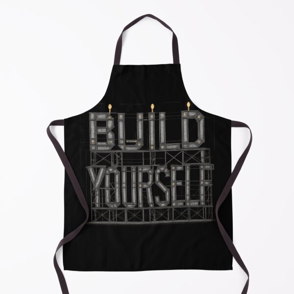 Item preview, Build Yourself - Industrial Steel Typography designed and sold by MKreative Studio.