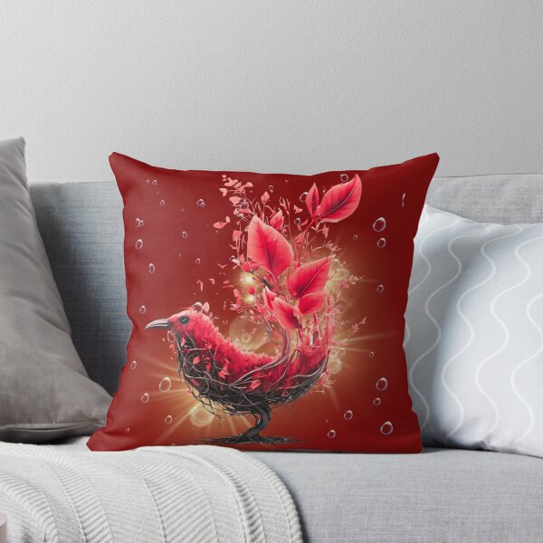 Item preview, Red Botanical Bird – Nature Spirit  designed and sold by Ivy-Triggs.