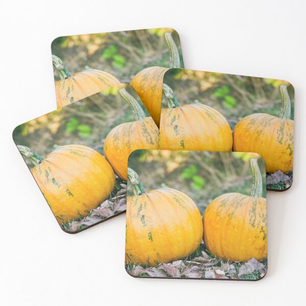 Item preview, Two Pumpkins on Autumn Leaves designed and sold by alicjamiekina.