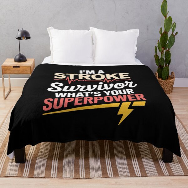 Item preview, I'm a Stroke Survivor What's Your Superpower Awareness designed and sold by FndPardaL.