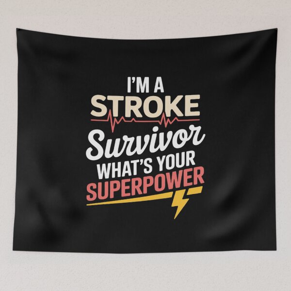 Item preview, I'm a Stroke Survivor What's Your Superpower Awareness designed and sold by FndPardaL.