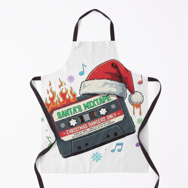 Item preview, Santa's Mixtape Cassette Tape Christmas T-Shirt Hip Hop Holiday Sticker designed and sold by GeniePixel.