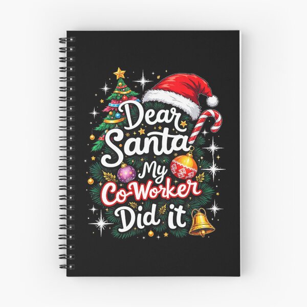 Item preview, Dear Santa My Coworker Did It Funny Christmas Quote designed and sold by cerima.