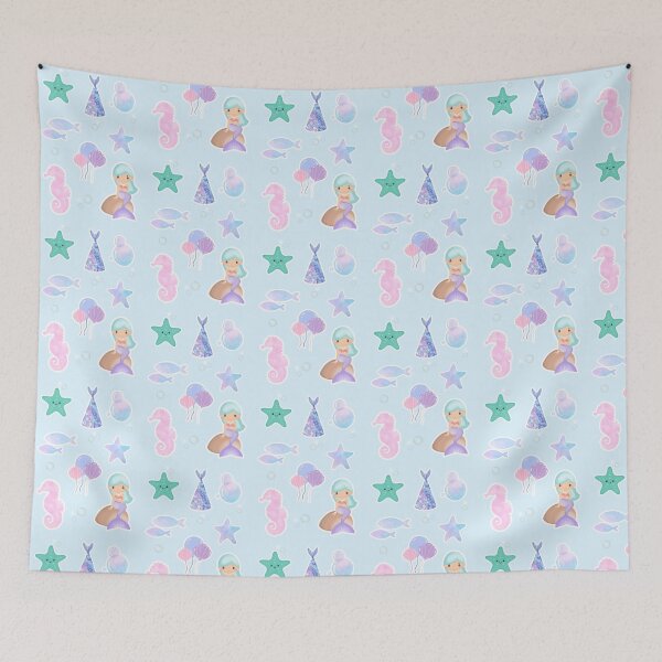 Item preview, Whimsical Mermaid Party Elements designed and sold by khdooja93.