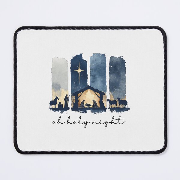 Item preview, Oh Holy Night Nativity Scene Christian Christmas designed and sold by LeoAnku.