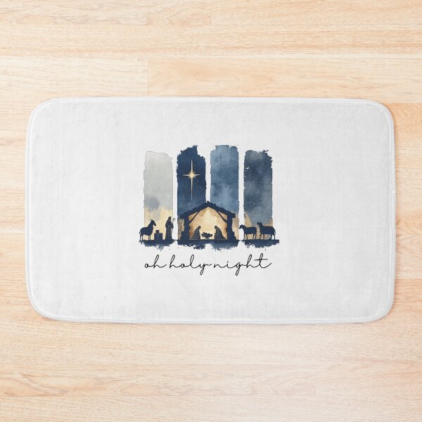 Item preview, Oh Holy Night Nativity Scene Christian Christmas  designed and sold by LeoAnku.