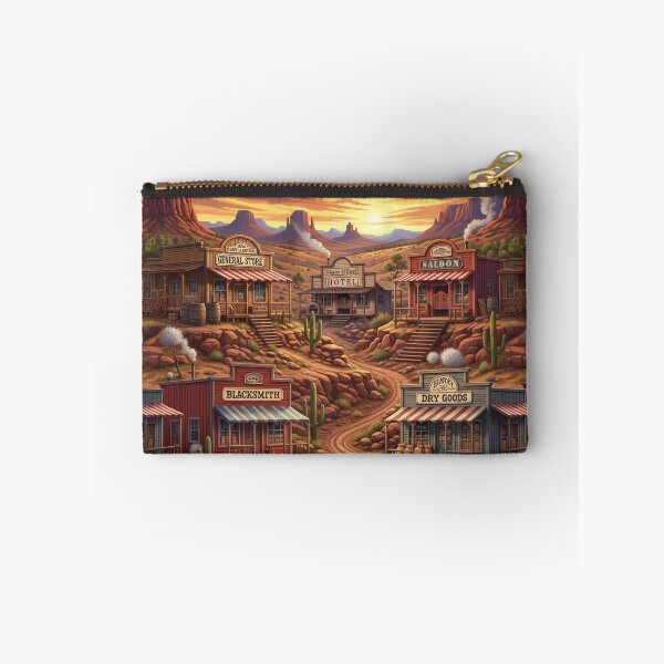 Item preview, Pueblo de vaqueros del salvaje oeste, salón country western en el desierto de Arizona designed and sold by TheTimeTaxi.