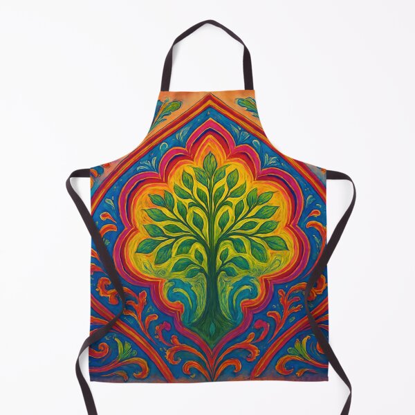 Item preview, Romantic tree in a colorful ornament designed and sold by Sigtrix.