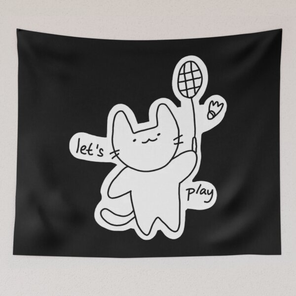 Item preview, Let'S Play Badminton designed and sold by AurelieFaur.