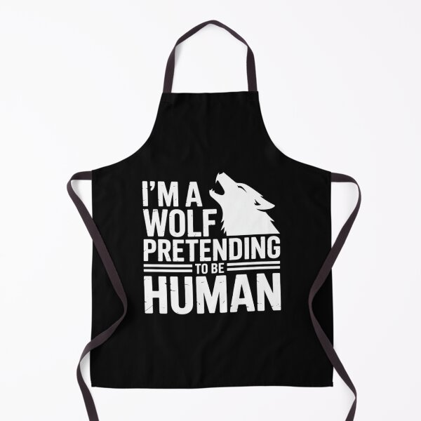 Item preview, I'm A Wolf Pretending to Be Human Low Budget Furry designed and sold by JaskconLIfe23.