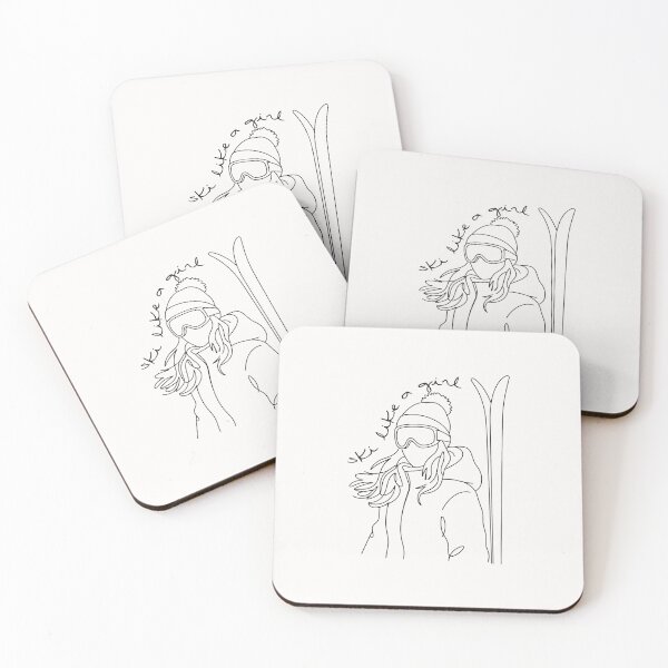 Item preview, Ski Like A Girls Girls Skiin Ski Skiing Gifts designed and sold by LeoAnku.