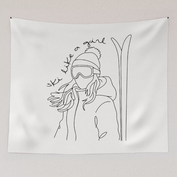 Item preview, Ski Like A Girls Girls Skiin Ski Skiing Gifts designed and sold by LeoAnku.