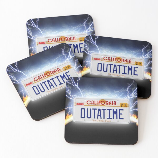 Item preview, OUTATIME License plate designed and sold by -Koleidescope.