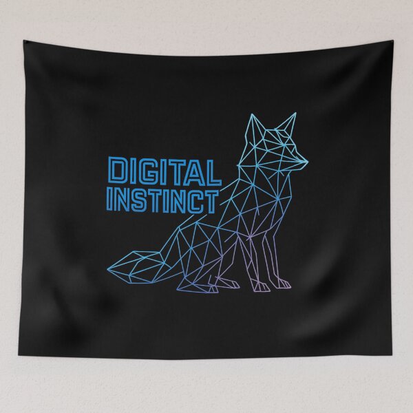 Item preview, Digital Instinct - Neon Polygon Animal Silhouette designed and sold by MKreative Studio.