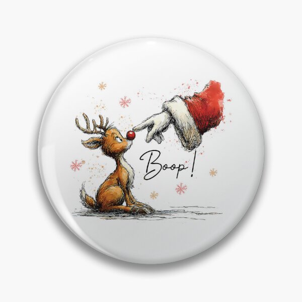 Item preview, Boop Santa Farmer Reindeer Funny Christmas Moment designed and sold by nryum.