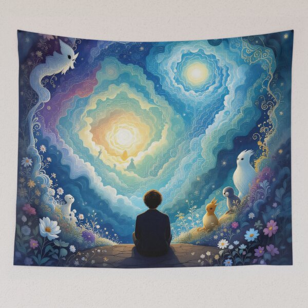 Item preview, Cosmic Serenity with Spirit Creatures designed and sold by KiraChie.