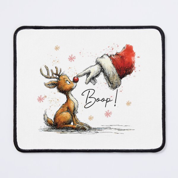 Item preview, Boop Santa Farmer Reindeer Funny Christmas Moment designed and sold by nryum.