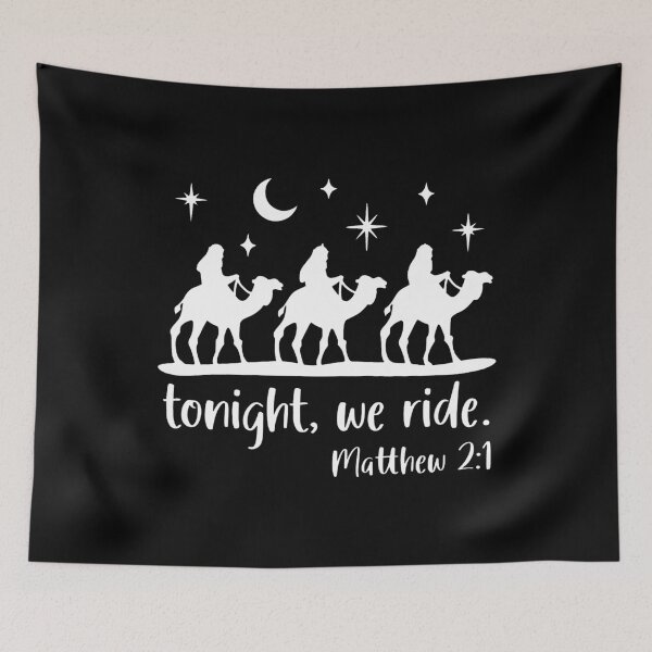 Item preview, Tonight We Ride Christmas Christian Christmas Family designed and sold by LeoAnku.
